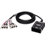 Hosa  SH-6X2-20-U Pro-Conex Little Bro' Sub Snake,  6 x XLR Sends and 2 x 1/4 in TRS Returns, 20 ft