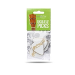 Martin 18A0102 Ukulele Picks, 2.5mm, 4 Pack, White