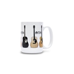 Martin 18N0243 Ceramic Guitars Oversize Mug, White, 15oz