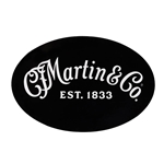 Martin 18N0352 Sticker, Black w/White Logo