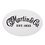 Martin 18N0353 Sticker, White w/Black Logo