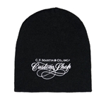 Martin 18NH0078 Custom Shop Logo Knit Beanie Hat, Black