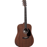 Martin D-X1EMAH Dreadnought Acoustic Electric Guitar - HPL Mahogany/Mahogany - w/Soft Shell Case