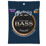 Martin M4750 Short-Scale Acoustic Bass Guitar String Set, 4 String, Custom Light