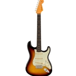 Fender 0110250800 American Vintage II 1961 Stratocaster Electric Guitar w/Vintage-Style Brown (Orange Interior) Hardshell Case, 3-Color Sunburst