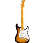 Fender 0177002803 70th Anniversary American Vintage II 1954 Stratocaster Electric Guitar w/Vintage-Style Tweed with Embroidered 70th Anniversary Logo Case, 2-Color Sunburst