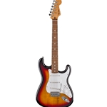 Fender 0266240500 Standard Stratocaster® Electric Guitar, Laurel Fingerboard, White Pickguard, 3-Color Sunburst