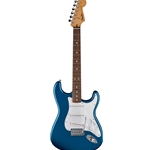 Fender 0266240560 Standard Stratocaster® Electric Guitar, Laurel Fingerboard, White Pickguard, Aqua Marine Metallic
