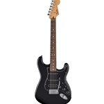 Fender 0266441506 Standard Stratocaster® HSS Electric Guitar, Laurel Fingerboard, Black Pickguard, Black