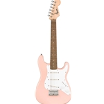 Squier 0370121556 Mini Stratocaster Electric Guitar, Shell Pink