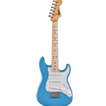 Squier 0370122526 Mini Stratocaster®, Maple Fingerboard, White Pickguard, California Blue