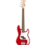 Squier 0370127554 Mini Precision Electric Bass Guitar, Dakota Red