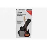 Squier 0372980000 Affinity Series Precision Bass PJ Pack w/Padded Gig Bag, 3-Color Sunburst w/Padded Gig Bag Rumble