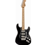 0373154506 FSR Squier Sonic Stratocaster Electric Guitar, Maple Fingerboard, Black Pickguard, Black