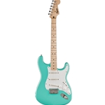 0373252549 Squier Sonic® Stratocaster® HT, Maple Fingerboard, White Pickguard, Sea Foam Green