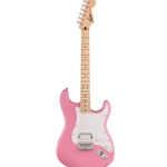 0373302555 Squier Sonic Stratocaster Electric Guitar HT H, Flash Pink