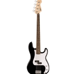 0373900506 Squier Sonic Precision Electric Bass Guitar, Black