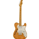 Squier 0374070521 Classic Vibe '70s Telecaster Electric Guitar, Thinline, Natural