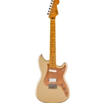 Squier 0374096589 Classic Vibe Duo-Sonic HS, Maple Fingerboard, Gold Anodized Pickguard, Desert Sand