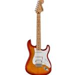 Squier 0378152547 Affinity Series Stratocaster Electric Guitar FMT HSS, Sienna Sunburst