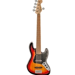 Squier 0378651500 Affinity Series Jazz Electric Bass Guitar V 5-String, 3-Color Sunburst