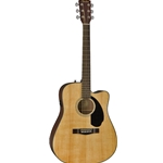 Fender 0970113021 CD-60SCE Dreadnought Acoustic Electric Guitar, Natural