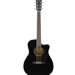 Fender 0970153006 Acoustic Electric CC-60SCE Concert Guitar, Black