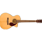 Fender 0970253321 CC-140SCE Concert Acoustic Electric Guitar w/Hardshell Case, Natural