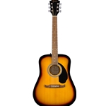 Fender 0971210732 FA-125 Dreadnought Acoustic Guitar w/Gig Bag, Sunburst