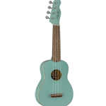 Fender 0971610504 Venice Soprano Ukulele, Daphne Blue
