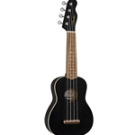 Fender 0971610706 Venice Soprano Ukulele, Black