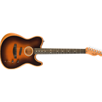 Fender 0972013232 Acoustic Electric American Acoustasonic Telecaster Guitar w/Deluxe 1225 Gig Bag, Sunburst