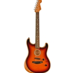 Fender 0972023200 American Acoustasonic Stratocaster Acoustic Electric Guitar w/Deluxe 1225 Gig Bag, 3-Color Sunburst