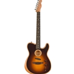 Fender 0972213260 Acoustic Electric Acoustasonic Player Telecaster Guitar w/Deluxe 1225 Gig Bag, Shadow Burst