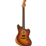 Fender 0972233103 Acoustic Electric Acoustasonic Player Jazzmaster Guitar w/Deluxe 1225 Gig Bag, 2-Color Sunburst