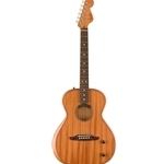 Fender 0972522122 Acoustic Electric Highway Series Parlor Guitar w/Deluxe 1225 Gig Bag, All-Mahogany