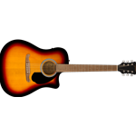 Fender 0972713532 Acoustic Electric FA-125CE Dreadnought Guitar, Walnut Fingerboard, Sunburst