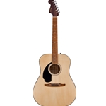 Fender 0974200721 California Standard Redondo Left-Handed Acoustic Guitar, Spruce Top, Black Pickguard, Natural