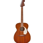 Fender 0974253521 California Standard Monterey™ E Acoustic Electric Guitar, Sapele Top, Ivory Pickguard, Natural