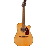 Fender 0974620521 California Deluxe Redondo™ CE Acoustic Electric Guitar, Walnut Fingerboard, Natural