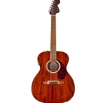 Fender 0974652521 California Deluxe Monterey™ E Mahogany Acoustic Electric Guitar, Walnut Fingerboard, Natural