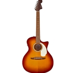 Fender 0974691547 California Deluxe Newporter™ CE Acoustic Electric Guitar, Walnut Fingerboard, Sienna Sunburst