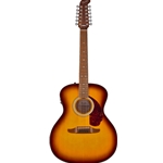 Fender 0974710542 California Deluxe Villager™ E Acoustic Electric Guitar, Walnut Fingerboard, Honey Sunburst