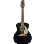 Fender 0974711506 California Deluxe Villager™ E Acoustic Electric Guitar, Walnut Fingerboard, Black