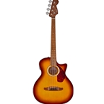 Fender 0974790542 California Deluxe Kingman™ Bass CE, Walnut Fingerboard, Honey Sunburst