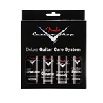 Fender 0990539000 Custom Shop Deluxe Guitar Care System - 4 Pack - Black