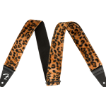 Fender 0990601053 Wild Animal Print Guitar / Bass Strap - Leopard - 2"