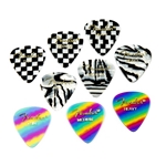 Fender 1980351203 351 Zebra Guitar Picks - Heavy (12)