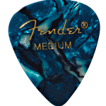 Fender 1980351808 Premium Celluloid 351 Shape Guitar Picks - Medium - Ocean Turquoise - 12-Pack