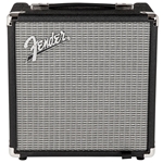Fender 2370100000 Rumble 15 (V3) Electric Bass Guitar Amplifier, Black and Silver